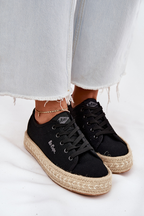 Жіночі Кросівки З Плетінням Lee Cooper LCW-25-44-3216 Чорні