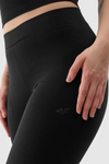 Жіночі в'язані легінси чорні 4FWMM00TTIGF195-20S