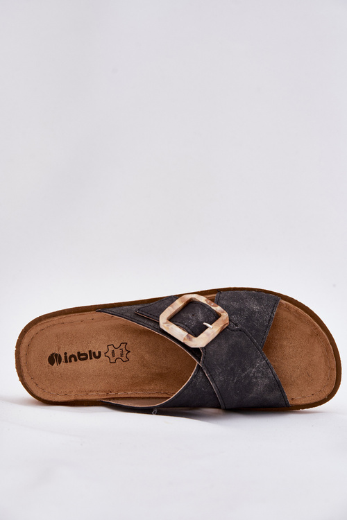 Жіночі сандалі з пряжкою Inblu ED000025 Чорні