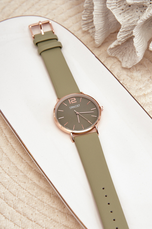 Жіночий годинник Ernest Light green Sandmill