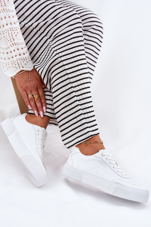 Низькі кросівки з еко-шкіри Big Star RR274303 Білі