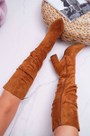 Жіночі чоботи Suede Camel Bemma