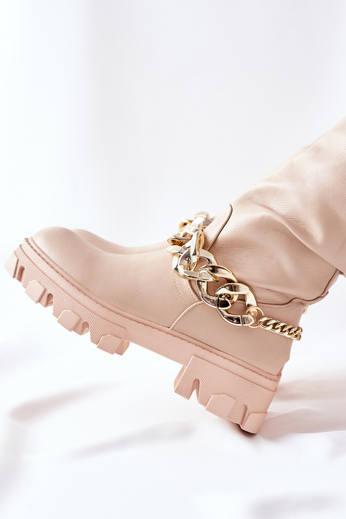 Високі чоботи Beige Cecina