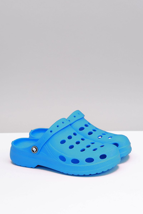 Жіночі шльопанці EVA синього кольору Crocs