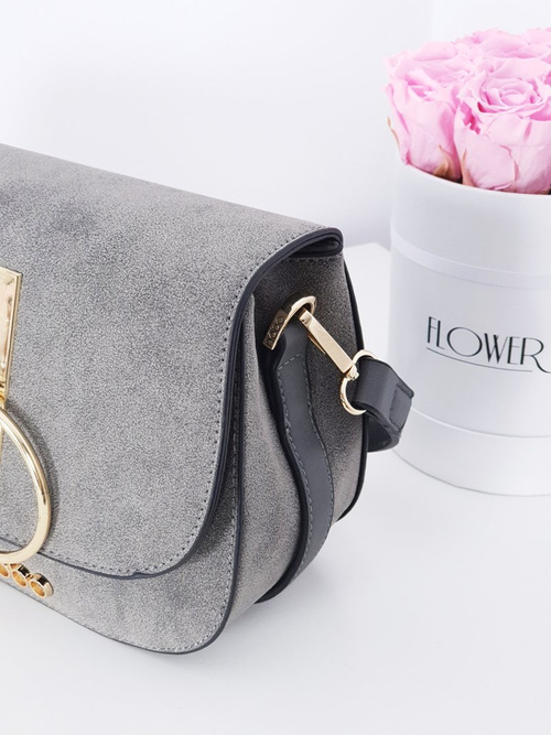 Жіноча замшева сумочка NOBO NBAG-F0180-C019 сіра