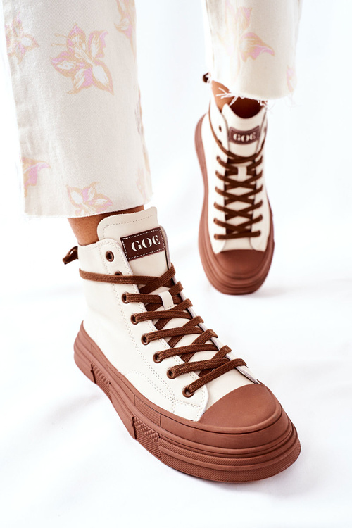 Жіночі утеплені кросівки GOE II2N4034 Білі