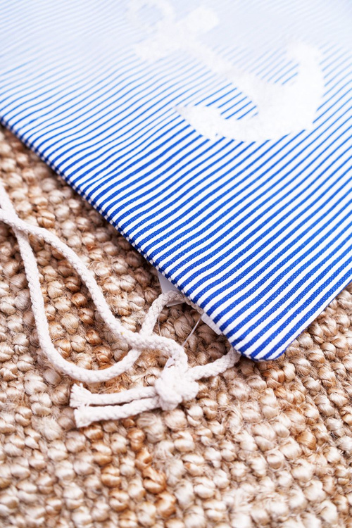 Жіноча темно-синя сумочка Синя пляжна сумка