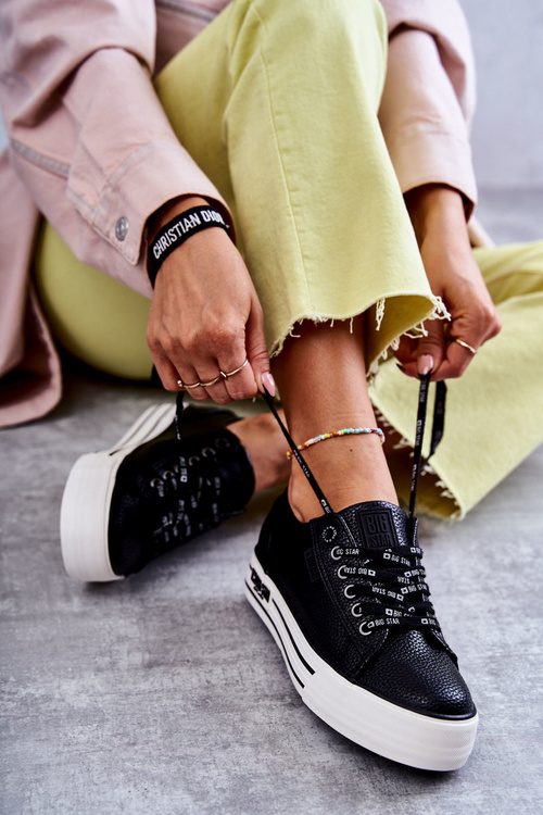 Низькі жіночі кросівки Big Star KK274015 Чорні