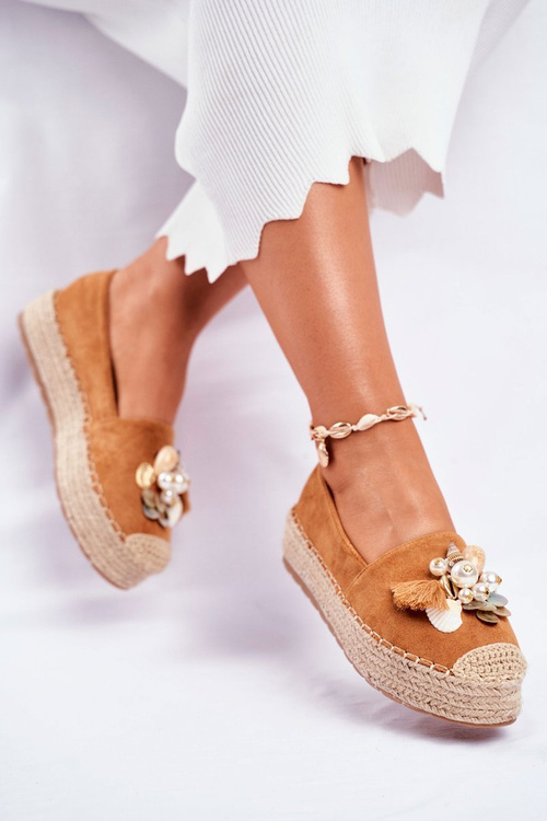 Жіночі еспадрільї на платформі з льону Camel Denver