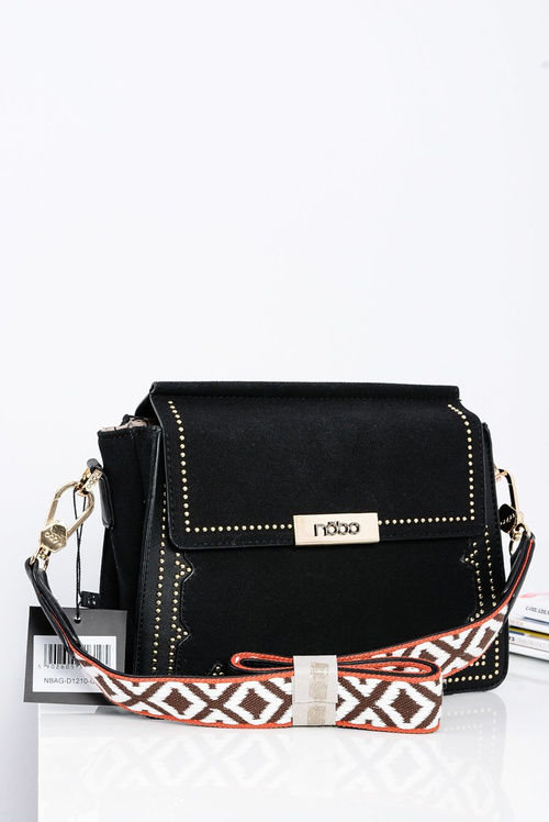 Жіночий гаманець. Чорна сумочка з цирконію з цирконами