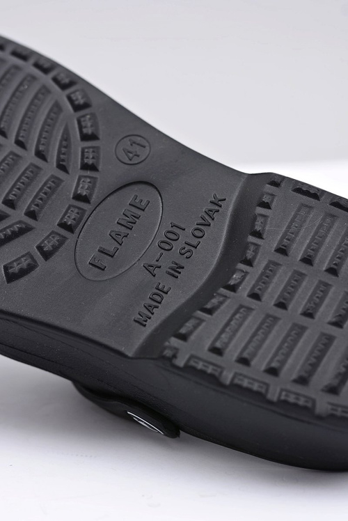 Чоловічі сандалі шльопанці чорні в клітку