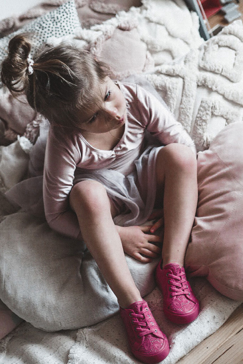 Ажурні кросівки Big Star JJ374131 Рожеві