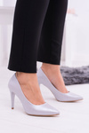 Туфлі Sergio Leone Pearl Stiletto Grey Feliciana