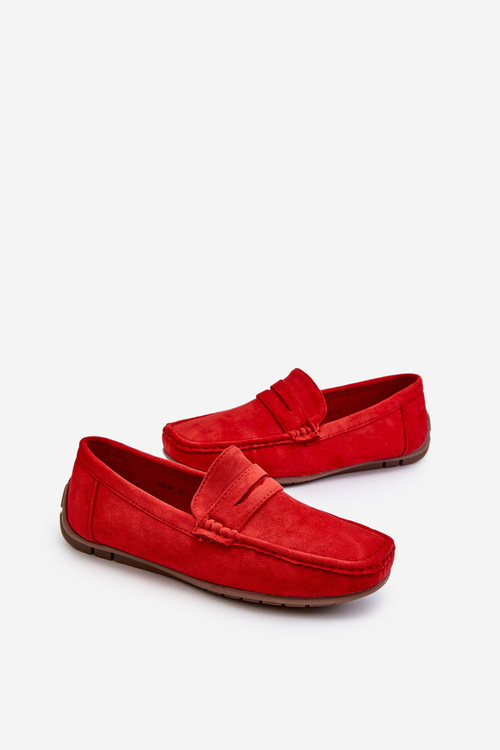 Чоловічі замшеві мокасини темно-сині Wesley