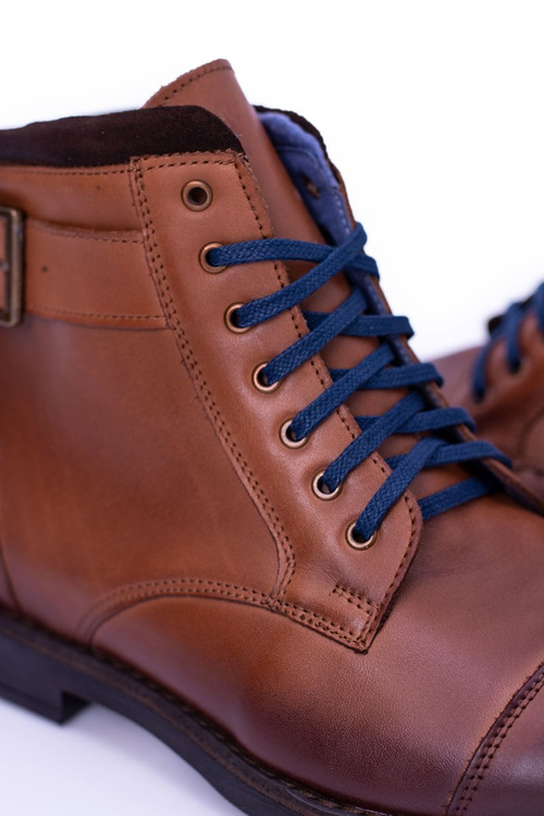 Чоловічі черевики польські коричневі Trappers Trappers Boots Mintos