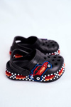 Дитяче взуття Слайди Crocs Black Road Racing