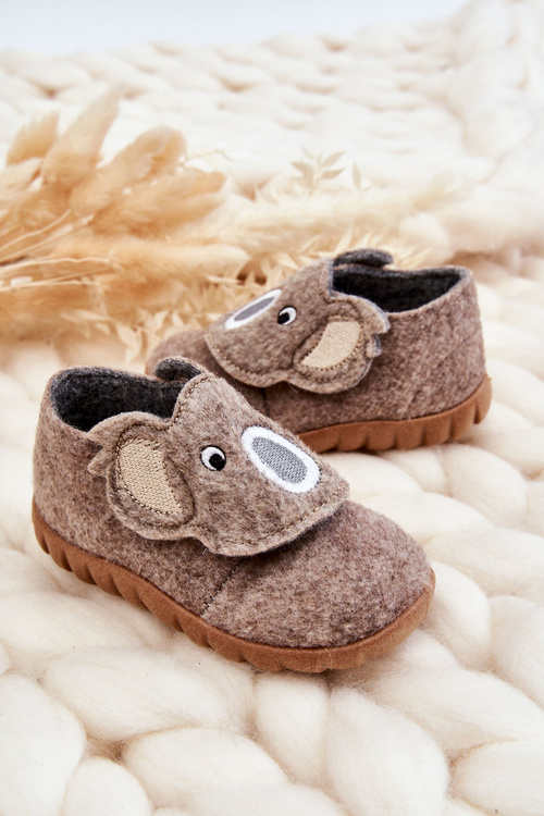 Дитячі тапочки Befado Koala 620P002 Бежеві