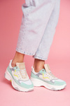 Жіноче спортивне шкіряне взуття GOE White Mint FF2N3011