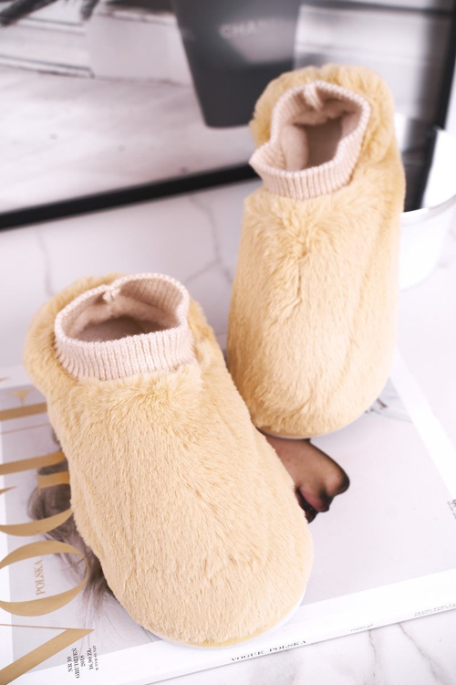 Жіночі тапочки з хутром і носком Yellow Yeti