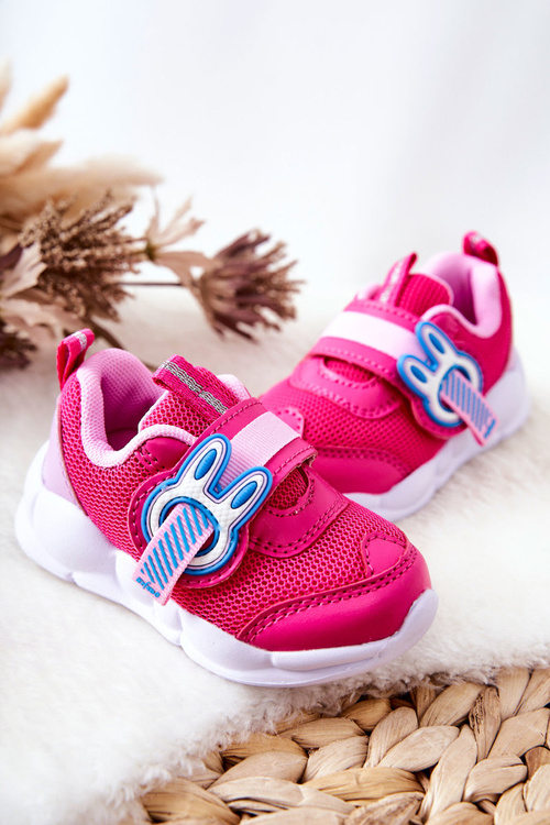 Дитяче спортивне взуття на липучці Befado 516P089 Рожевий