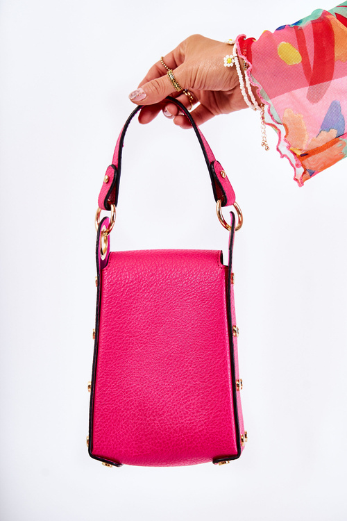 Маленька жіноча сумочка з орнаментом фуксія Ellies