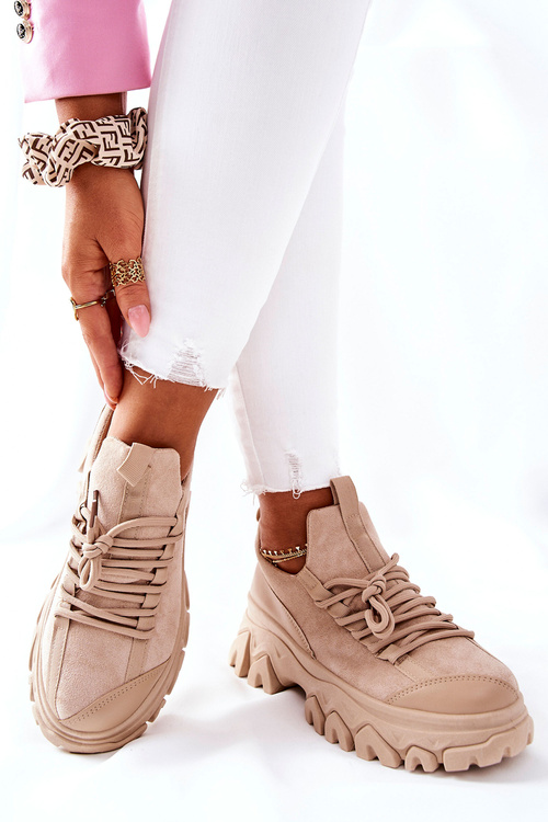 Жіноче спортивне взуття Кросівки Beige Miles