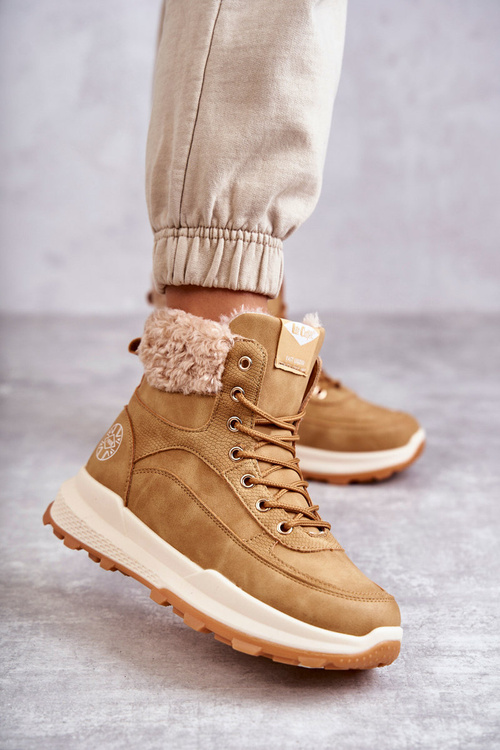 Теплі черевики Trappers Lee Cooper LCJ-22-44-1361L Бежеві