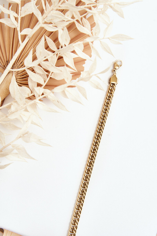 Регульований класичний броньований браслет із золота