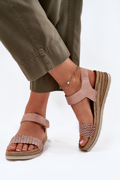 Жіночі Сандалі На Котурі Рожеві Inblu RV000014