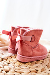 Дитячі утеплені зимові черевики Pink Funky