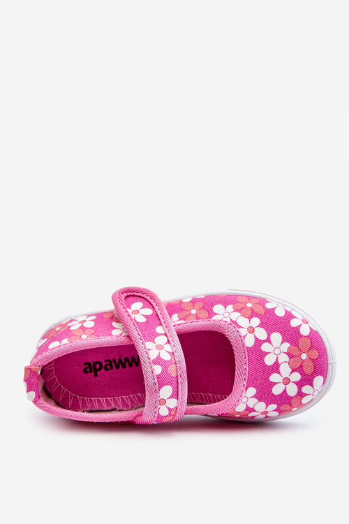 Дитячі балерини в квіточках рожевий Ной