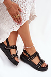 Прикрашені Жіночі Сандалі На Платформі Чорні Mailisa