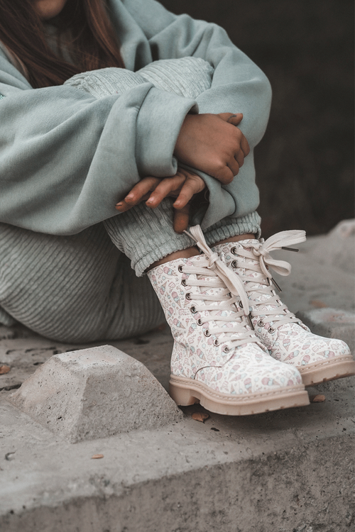 Дитячі чоботи Dolida на блискавці на підкладці бежеві