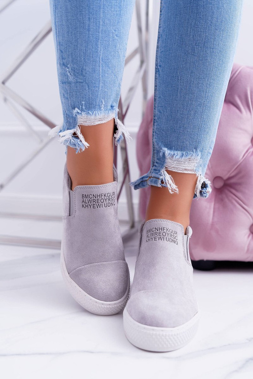 Жіночі кросівки Сліпони Lu Boo сірі Kaori