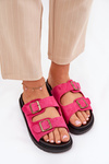 Жіночі Сандалі На Платформі З Пряжками Фуксія Simbes