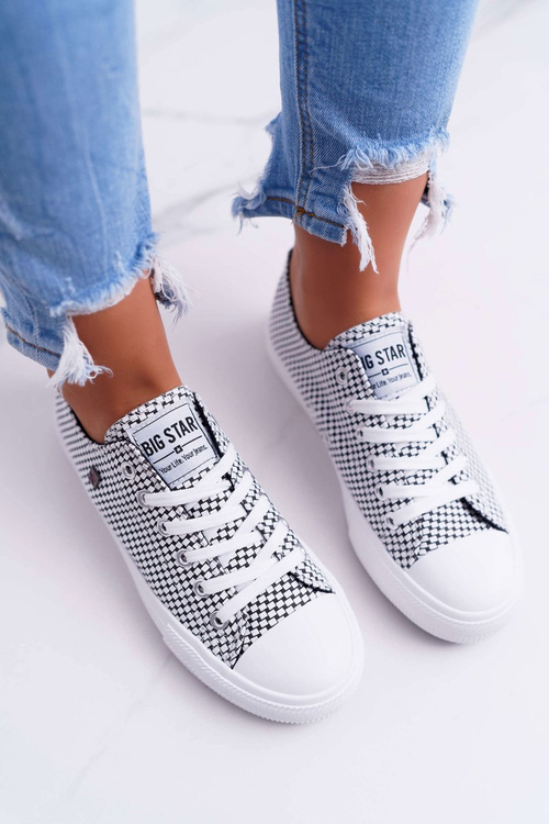 Жіночі кросівки Big Star Checkered White DD274035