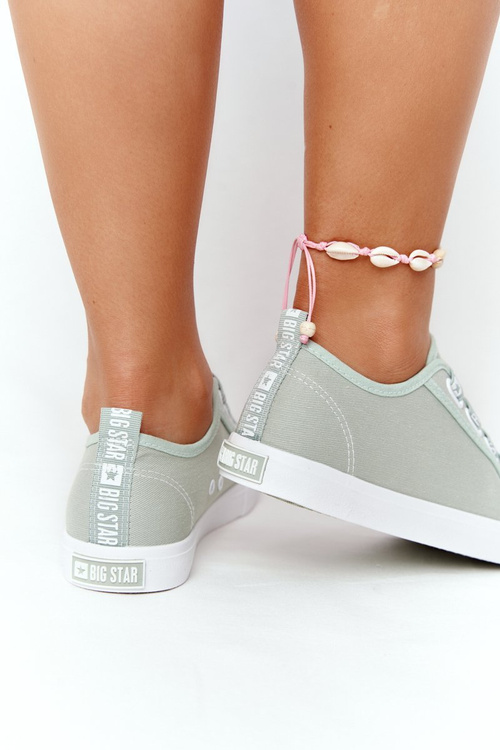 Жіночі кросівки зі шнурком BIG STAR HH274097 Зелені