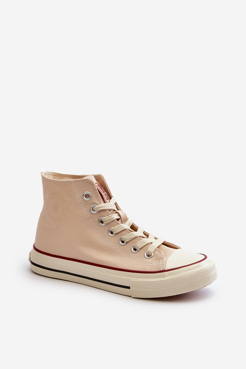 Жіночі високі кросівки Big Star NN274278 Бежеві