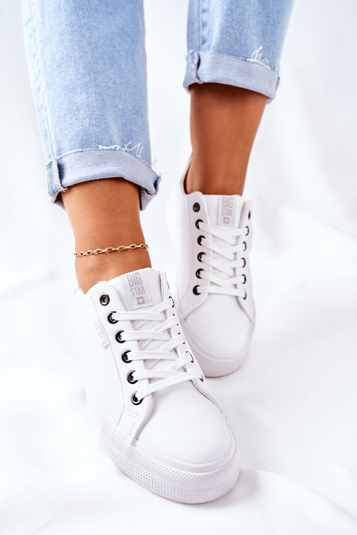 Жіночі кросівки на платформі BIG STAR II274348 Білі