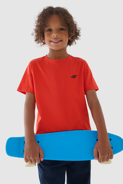 Футболка для хлопчика Smooth Cotton Orange 4F 4FJWMM00TTSHM1626-70S