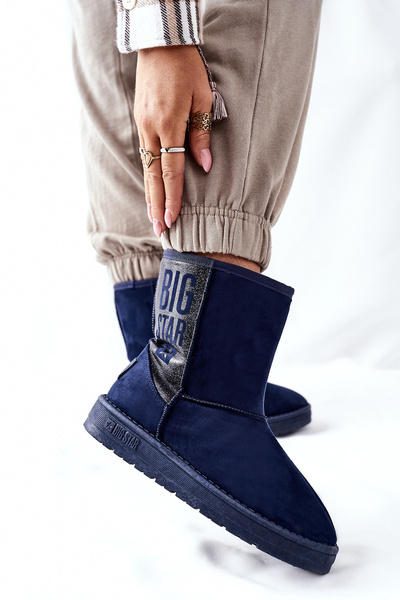 Жіночі зимові черевики Big Star EE274416 Navy