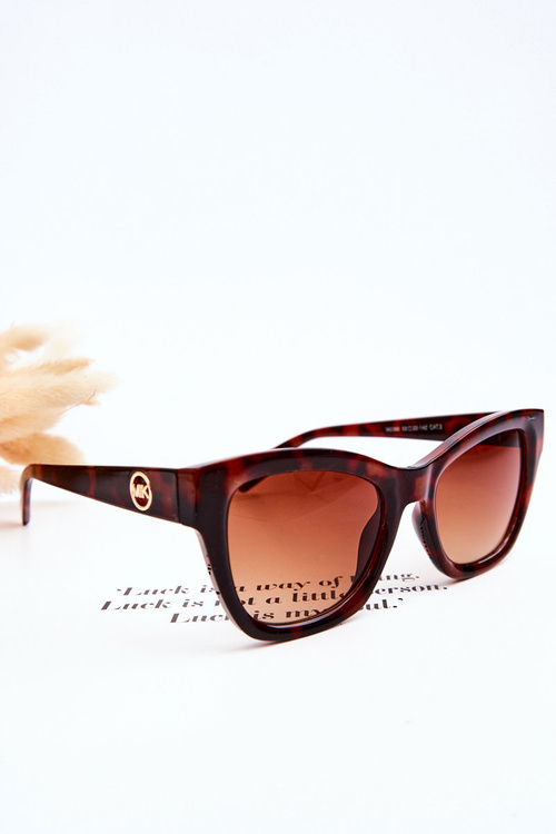 Жіночі класичні сонцезахисні окуляри M2390 Marbled Brown