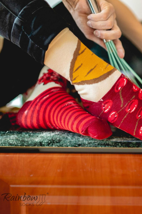 Чізкейк Rainbow Socks New York з вишнею 1 пара