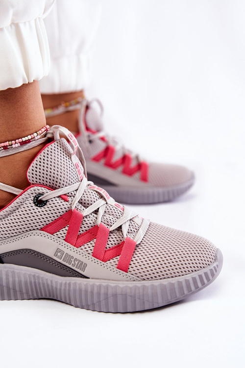 Жіноче спортивне взуття Sneakers Big Star KK274060 Grey