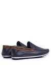 Чоловічі мокасини GOE Navy Blue Leather FF1N3051