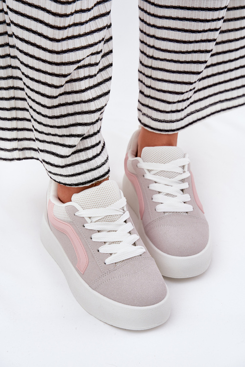 Жіночі Кросівки На Платформі Сірі Tellnira