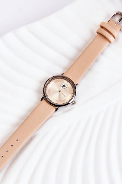 Жіночий годинник Michael John Paule Silver-Beige