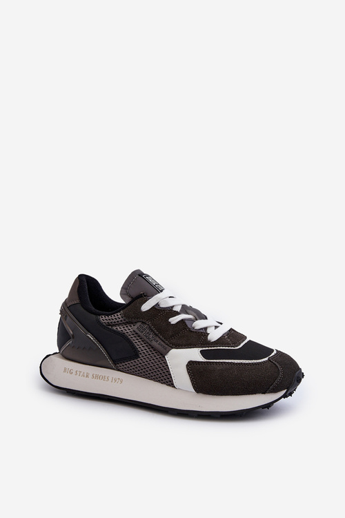 Чоловічі спортивні кросівки з системою Memory Foam Big Star NN174347 Чорні