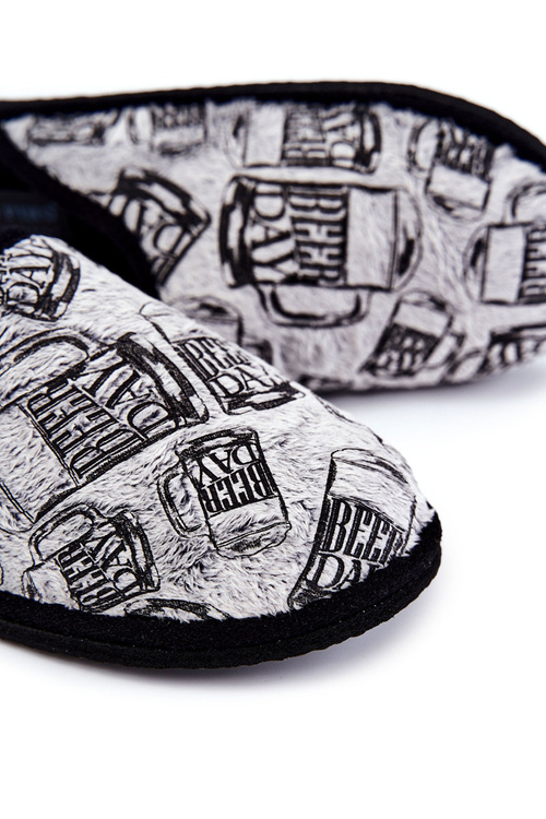 Чоловічі домашні тапочки Panto Fino KK167001 сірі