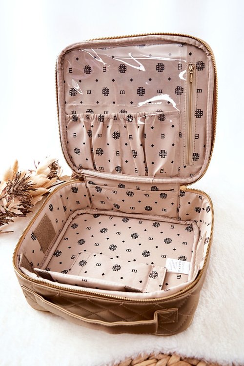 Велика косметичка Quilted Monnari CSM0040-023 Gold